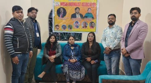 इंडियन जर्नलिस्ट एसोसिएशन रांची इकाई की नई टीम का हुआ गठन।